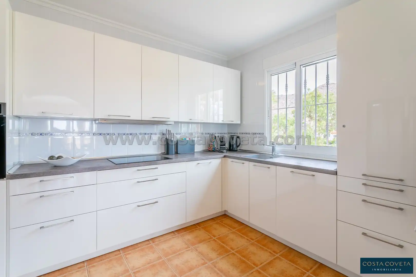 Kitchen of Houses for sale in El Campello  with Air Conditioner, Private garden and Terrace