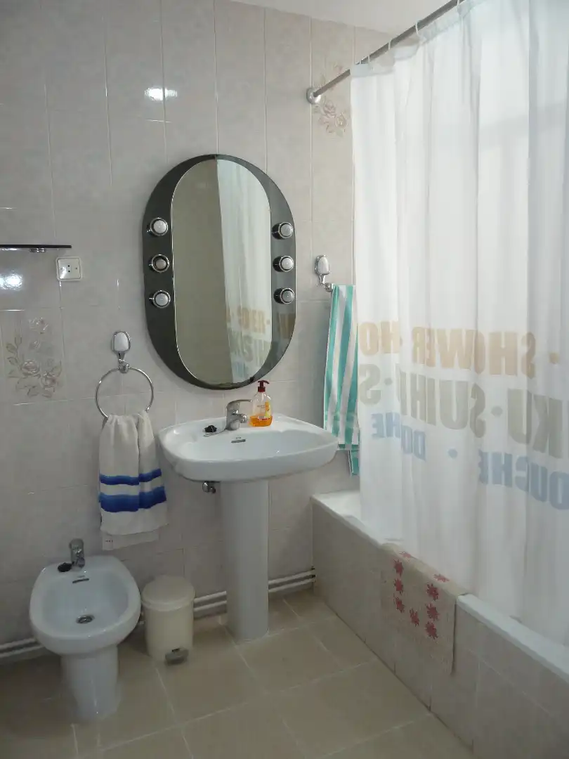 Bathroom of Flat for rent in Zaragoza  with Heating, Furnished and Oven