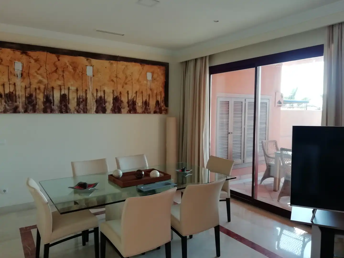 Esszimmer von Maisonette zum Verkauf in Marbella mit Klimaanlage, Terrasse und Abstellraum