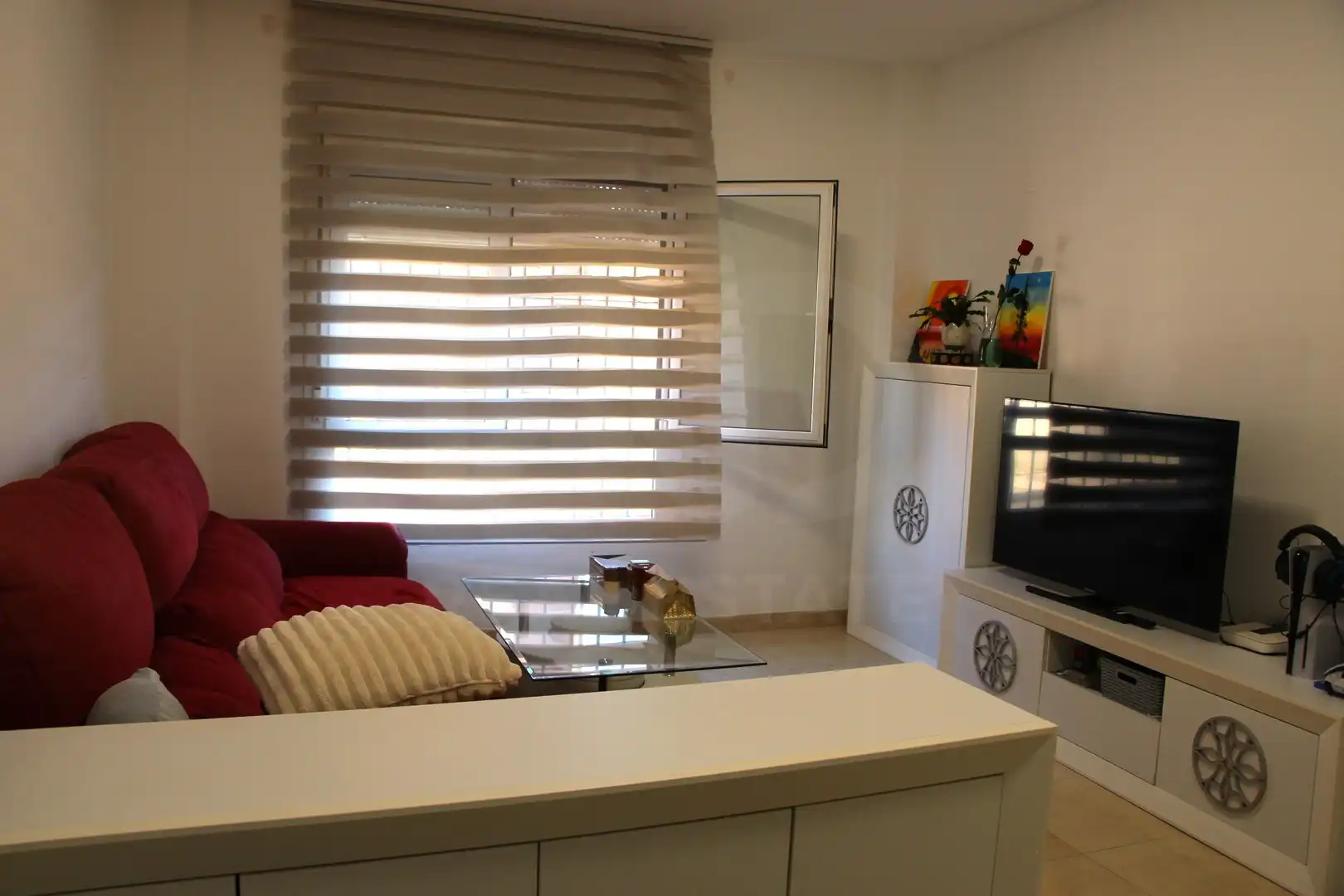 Sala de estar de Piso en venta en Roquetas de Mar