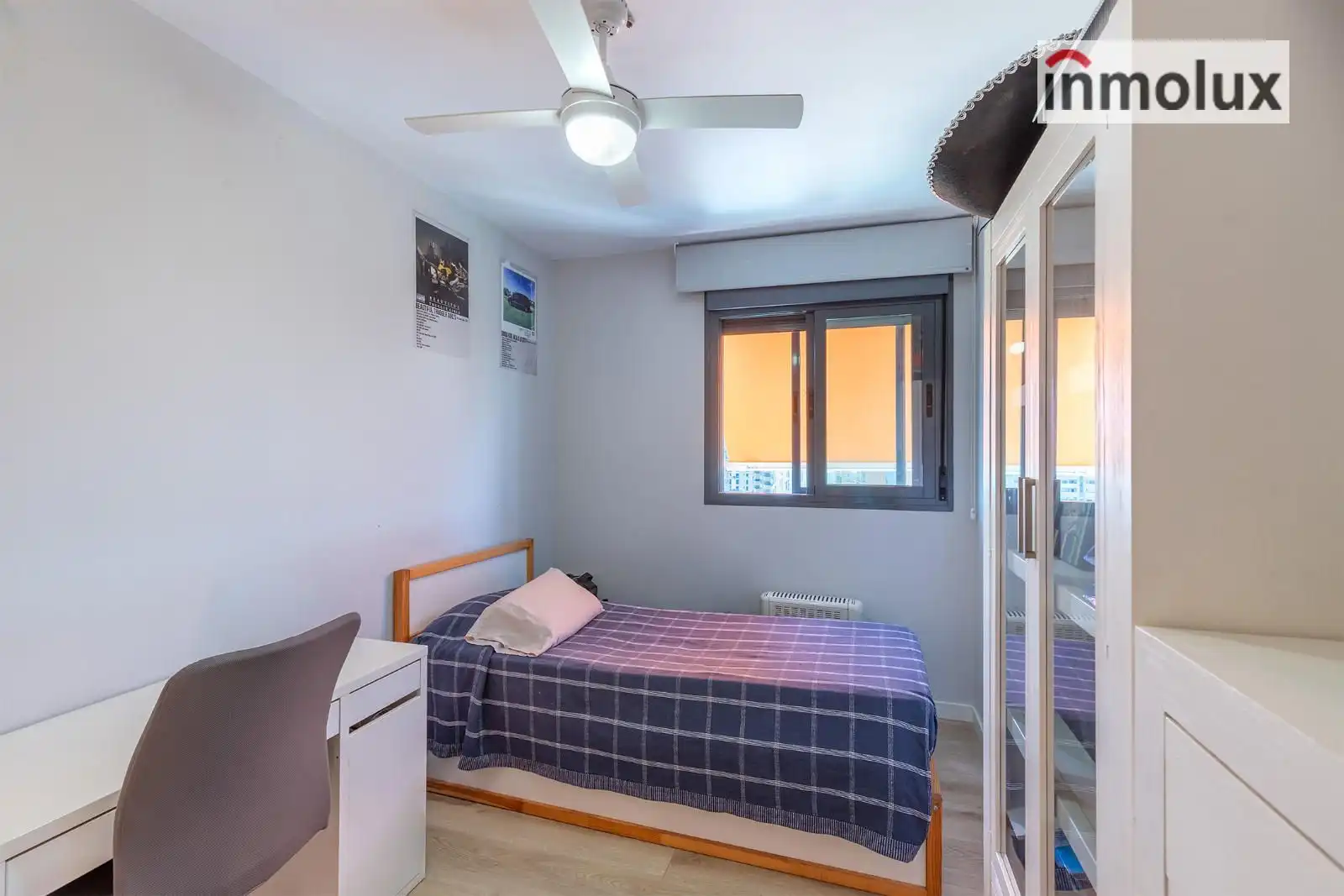 Schlafzimmer von Maisonette zur Miete in Alicante / Alacant mit Klimaanlage, Terrasse und Schwimmbad