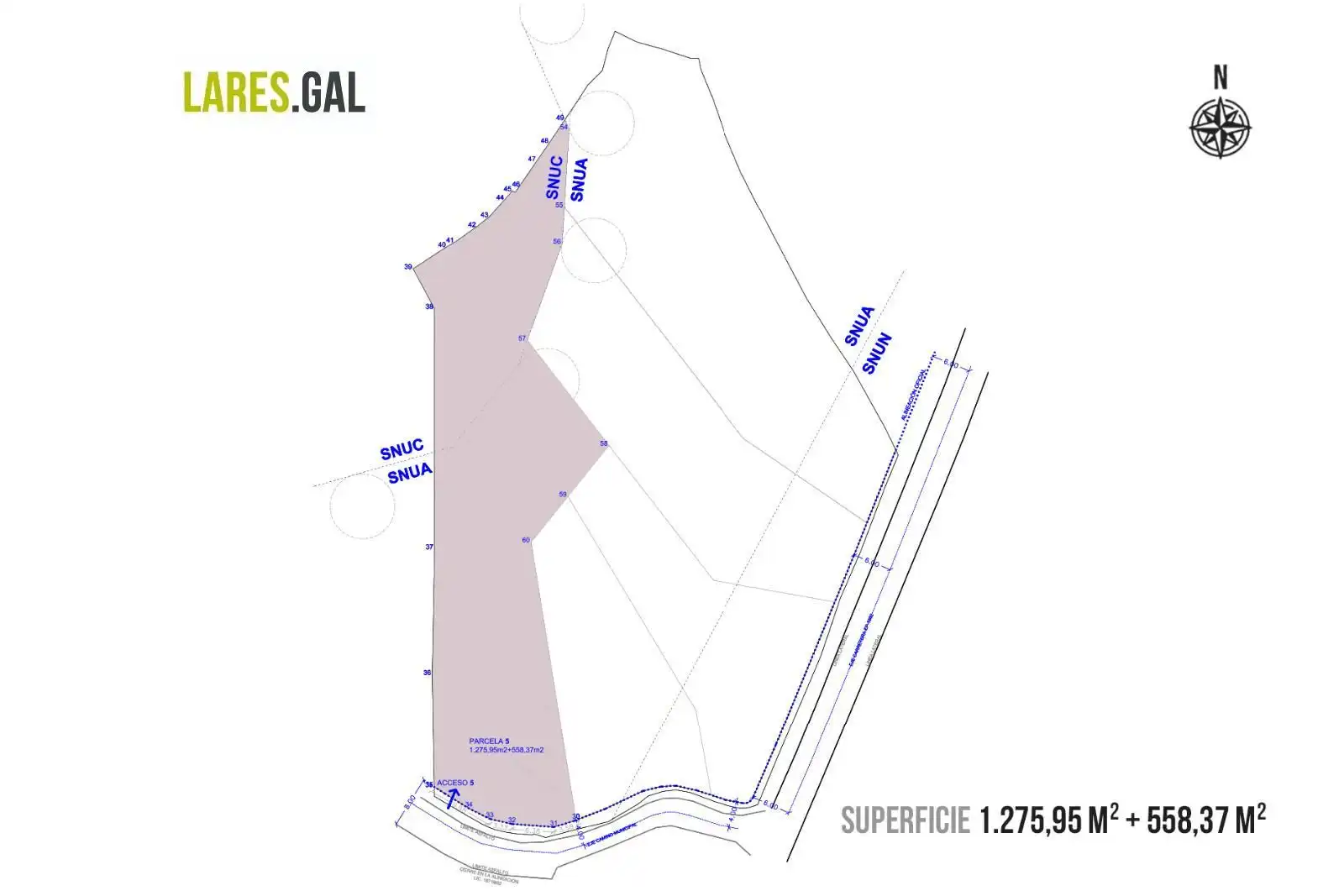 Residential land for sale in Rúa Estrada Herbello a Magdalena, imagen 3