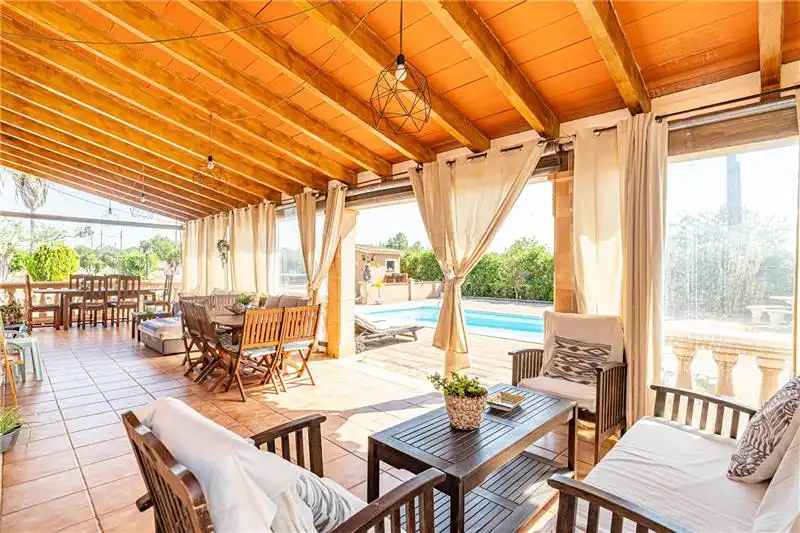 Terrace of Country homes for sale in Sencelles  with Air Conditioner, Terrace and Storage room