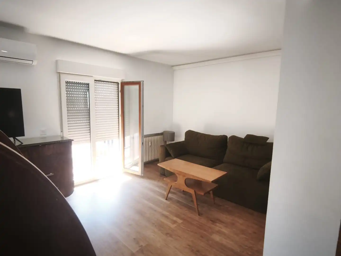 Wohnzimmer von Wohnung zur Miete in Madrid mit Klimaanlage, Heizung und Terrasse