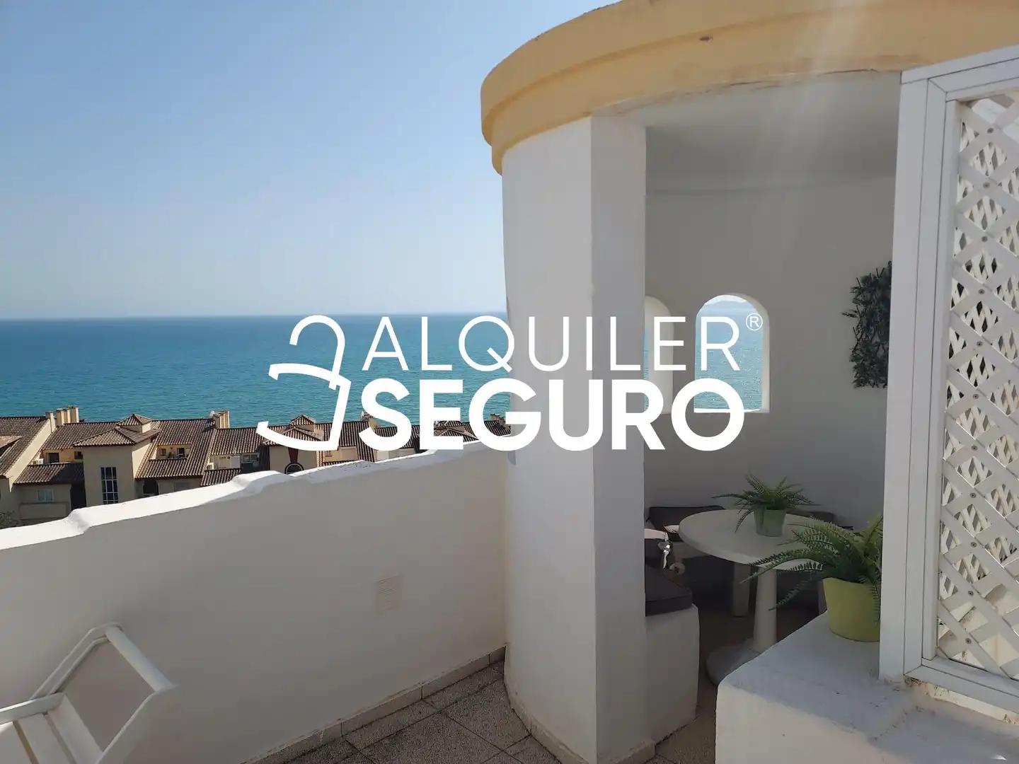 Balcony of Attic for rent in Benalmádena  with Terrace, Swimming Pool and Furnished
