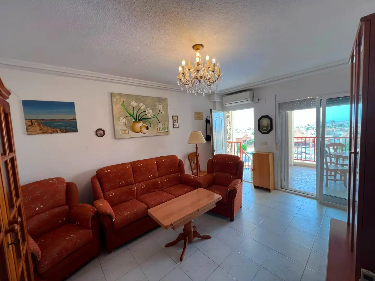 Wohnzimmer von Wohnungen zur Miete in Torrevieja mit Terrasse
