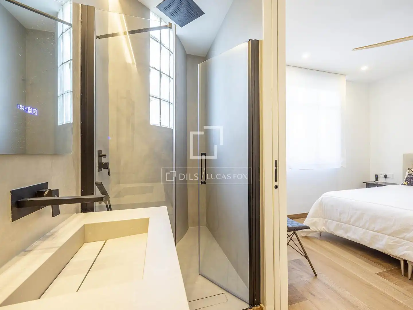 Baño de Piso de alquiler en Valencia con Aire acondicionado, Calefacción y Parquet