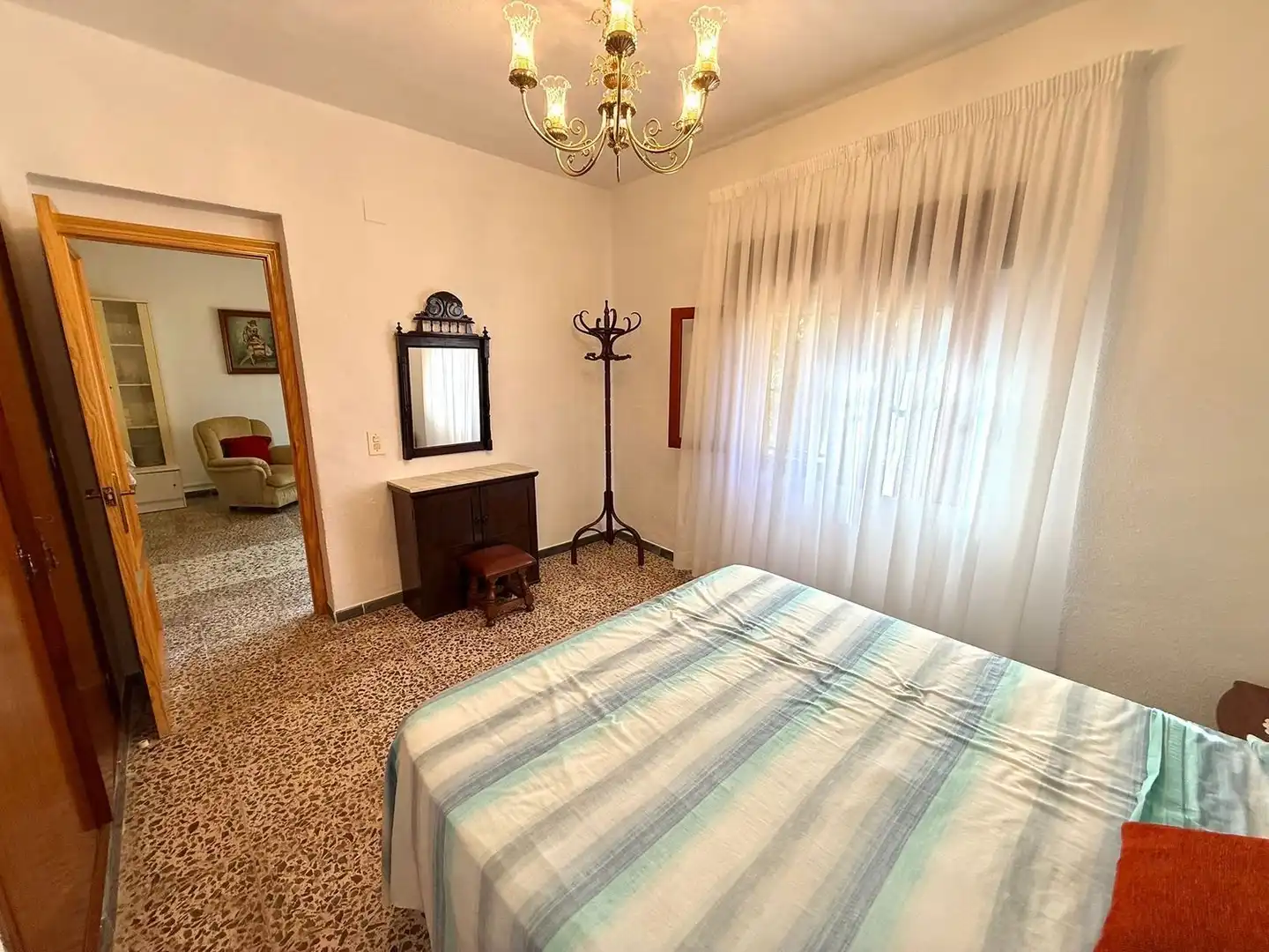 Schlafzimmer von Einfamilien-Reihenhaus zum Verkauf in Pulpí mit Heizung, Terrasse und Abstellraum