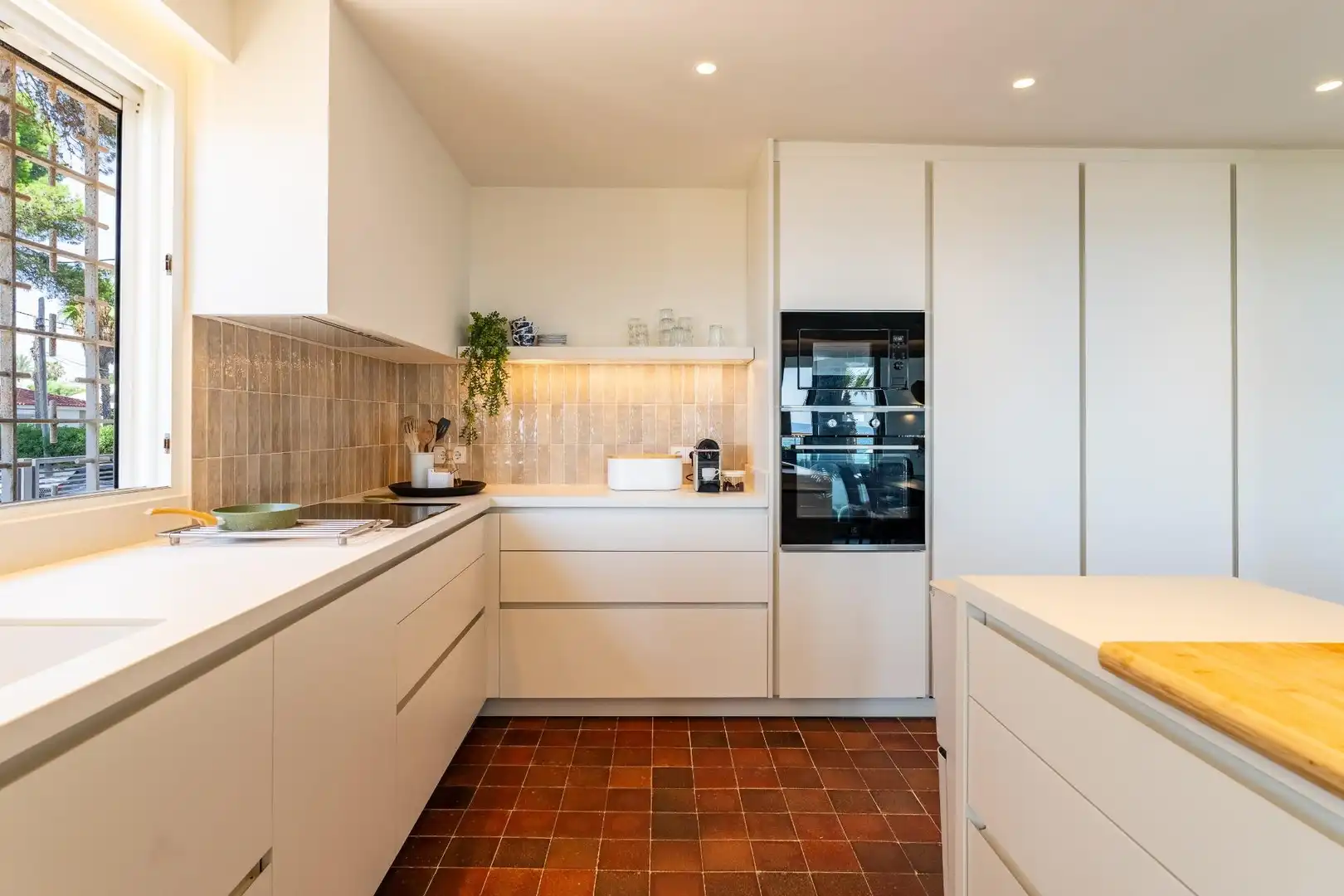 Cocina de Casa o chalet de alquiler en Cambrils con Aire acondicionado, Terraza y Amueblado