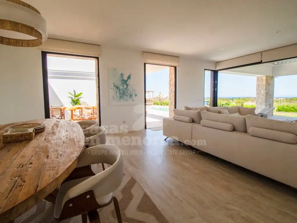 Living room of Houses for sale in Ciutadella de Menorca  with Air Conditioner, Private garden and Terrace