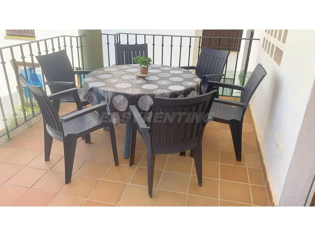 Terraza de Apartamento de alquiler en Manilva con Terraza, Amueblado y Alarma