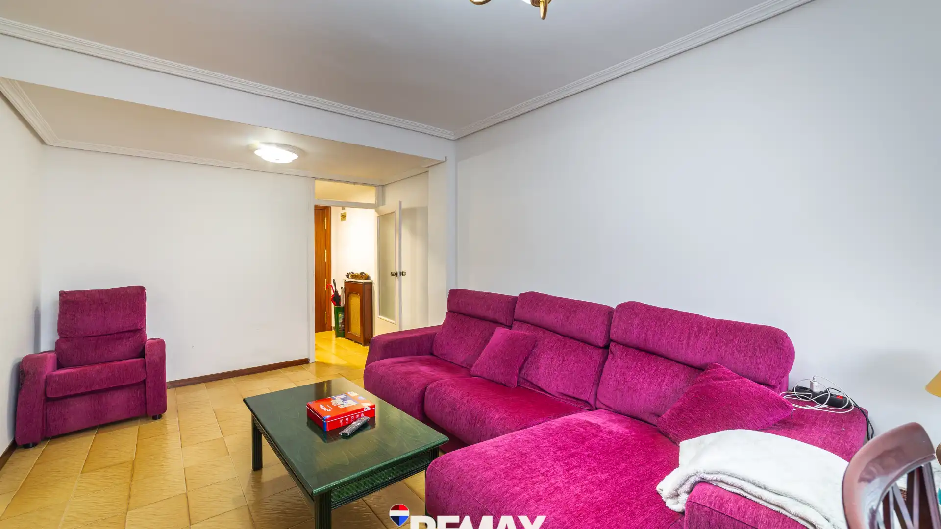 Sala d'estar de Pis en venda en Valladolid Capital amb Calefacció, Parquet i Moblat