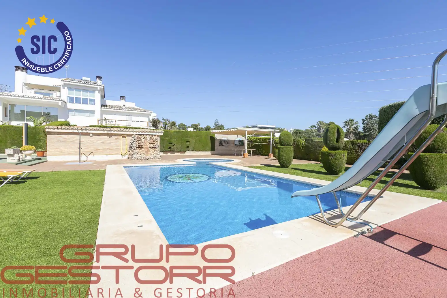 Piscina de Casa o chalet en venta en Valencia con Aire acondicionado, Calefacción y Jardín privado