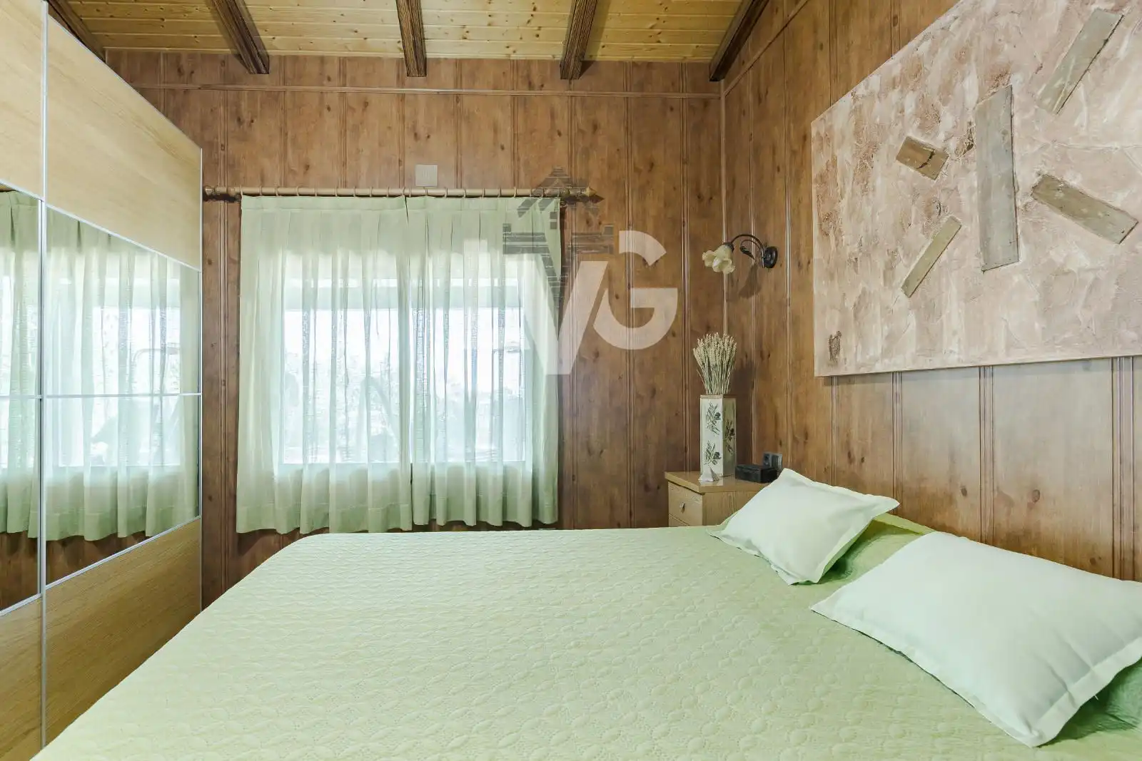 Schlafzimmer von Haus oder Chalet zum Verkauf in Valdetorres de Jarama mit Klimaanlage, Heizung und Privatgarten