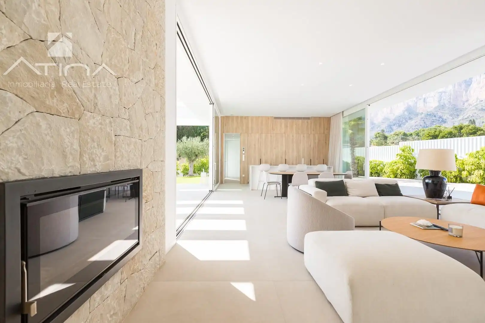 Sala d'estar de Casa o xalet en venda en Jávea / Xàbia amb Aire condicionat, Calefacció i Jardí privat