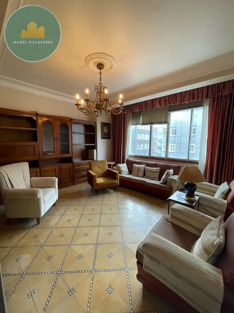 Sala de estar de Piso en venta en A Coruña Capital 