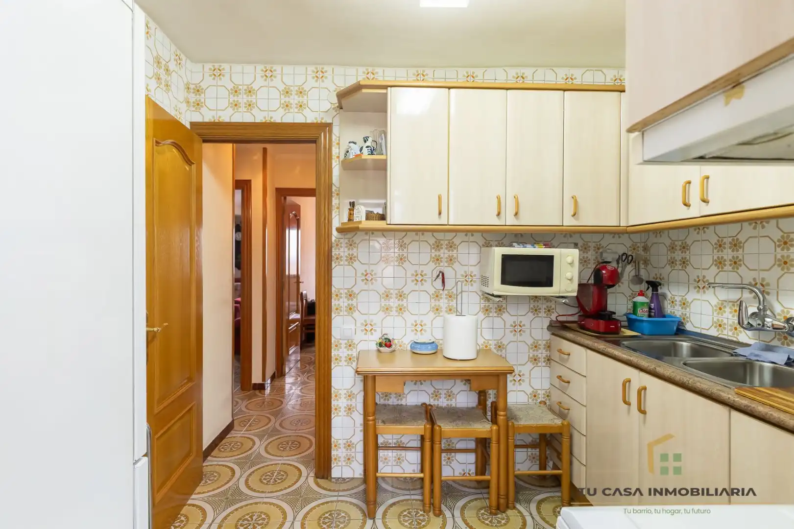 Cocina de Piso en venta en Badalona con Aire acondicionado, Calefacción y Amueblado