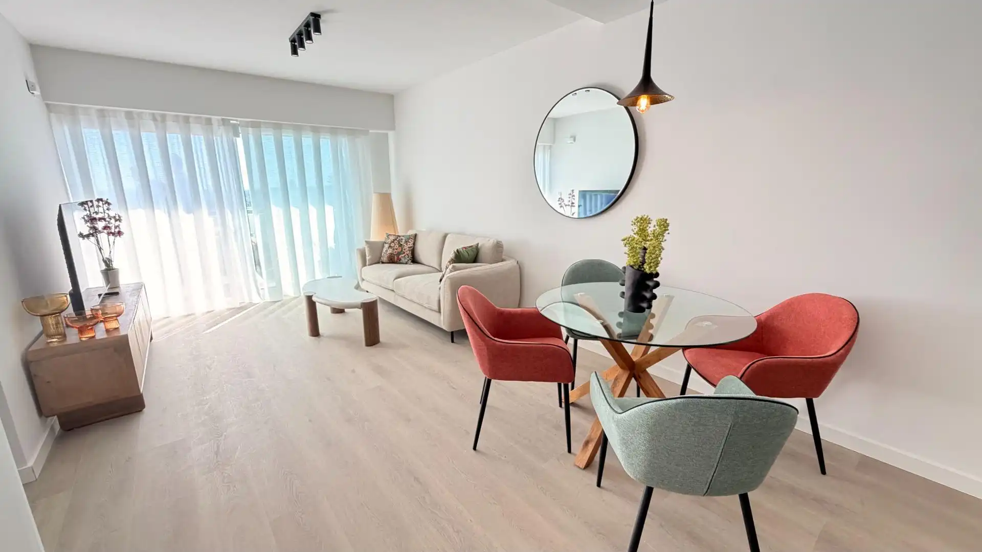 Living room of Flat for sale in Xeresa  with Heating, Terrace and Storage room