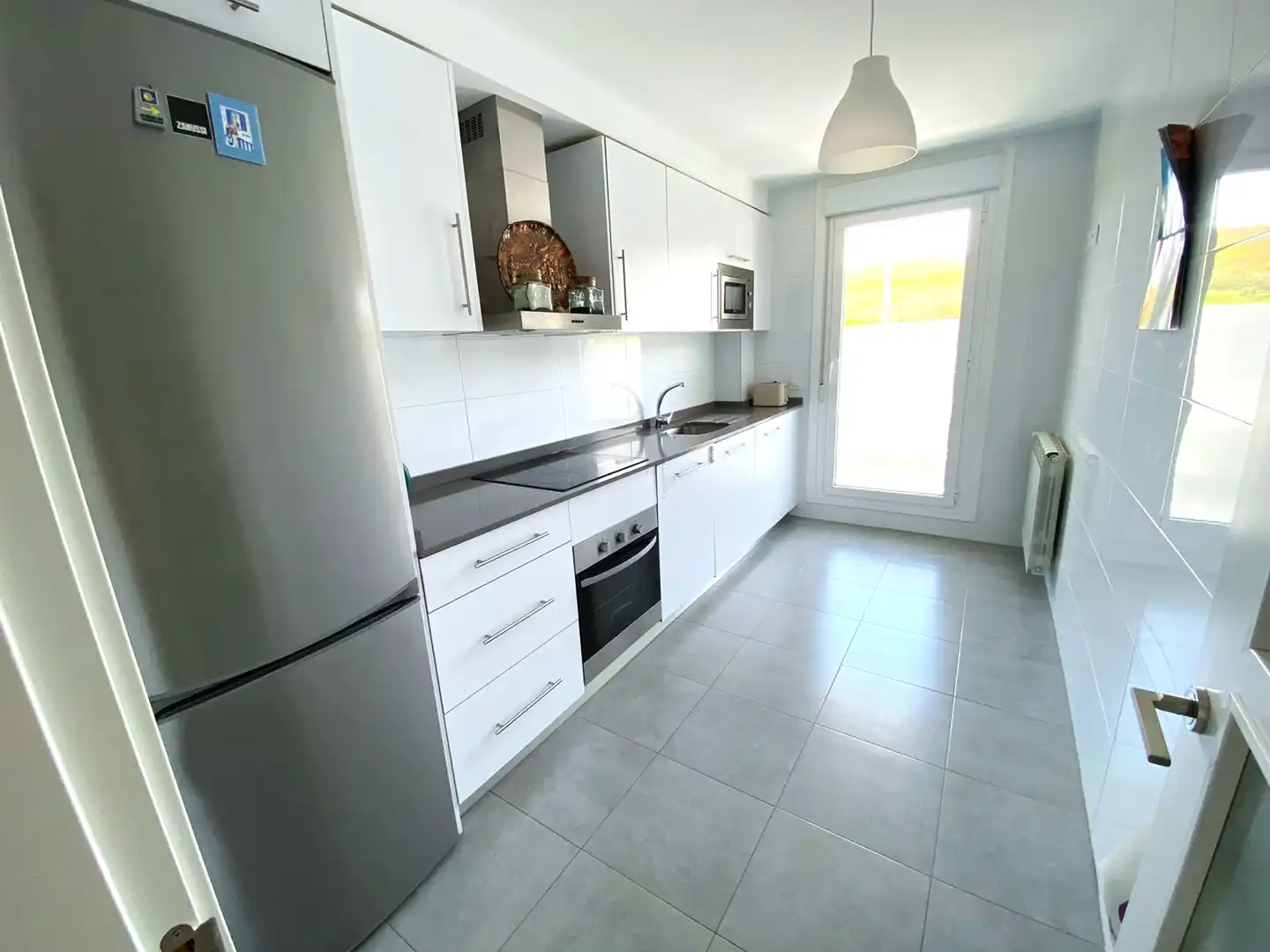 Kitchen of Flat for sale in Castro-Urdiales  with Heating, Private garden and Parquet flooring