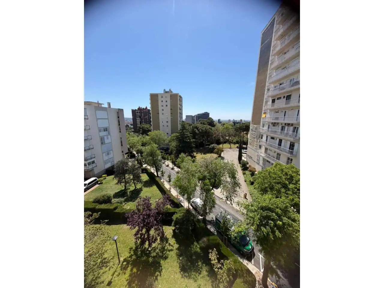Vista exterior de Pis de lloguer en Barcelona amb Aire condicionat, Parquet i Moblat