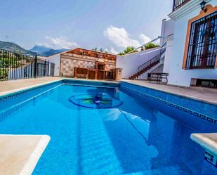 Piscina de Casa o xalet de lloguer en Frigiliana amb Aire condicionat, Terrassa i Piscina