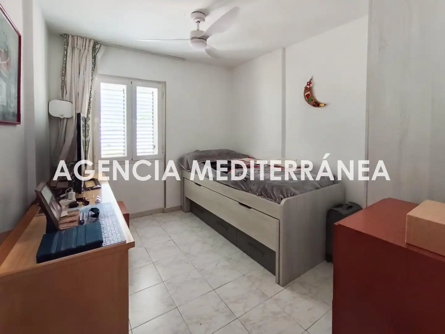 Dormitori de Apartament en venda en Santa Eulària des Riu amb Aire condicionat, Calefacció i Jardí privat