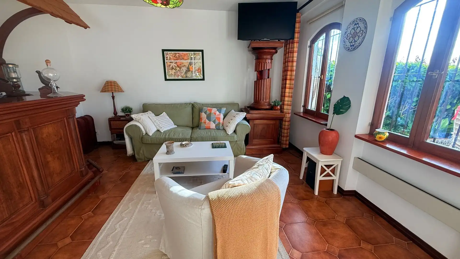 Sala de estar de Apartamento en venta en Puerto de la Cruz con Jardín privado, Trastero y Amueblado