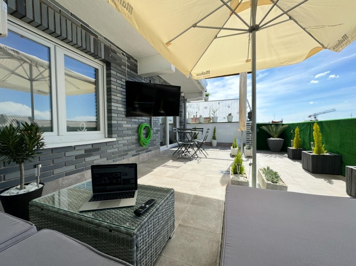 Terrace of Attic for sale in  Madrid Capital  with Air Conditioner, Heating and Terrace