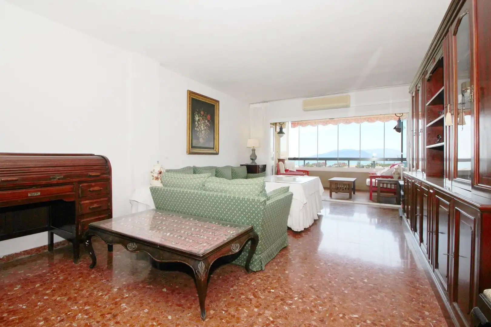 Sala d'estar de Pis en venda en Málaga amb Aire condicionat, Calefacció i Terrassa