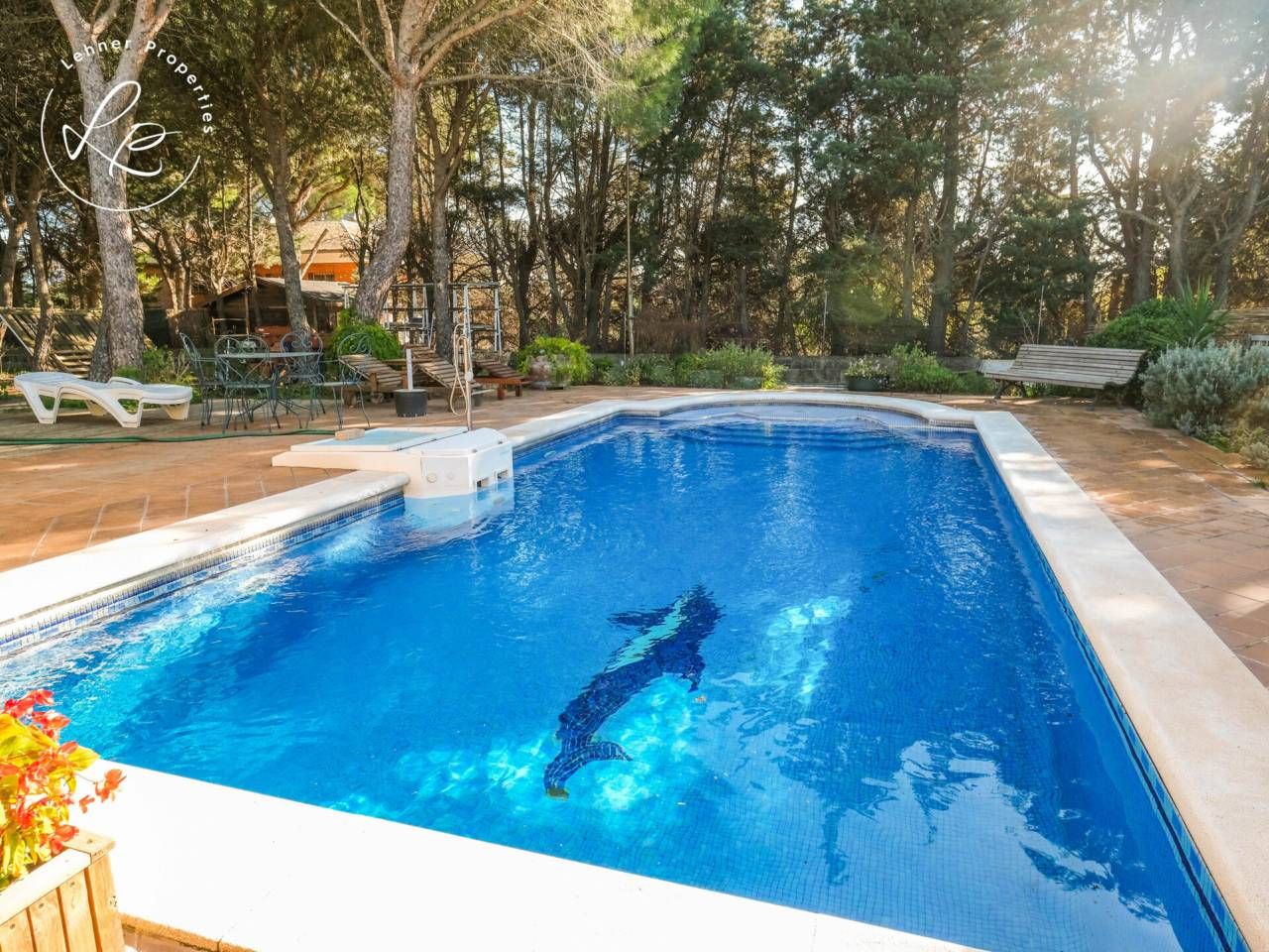 Piscina de Casa o xalet en venda en Mollet de Peralada amb Calefacció, Jardí privat i Terrassa