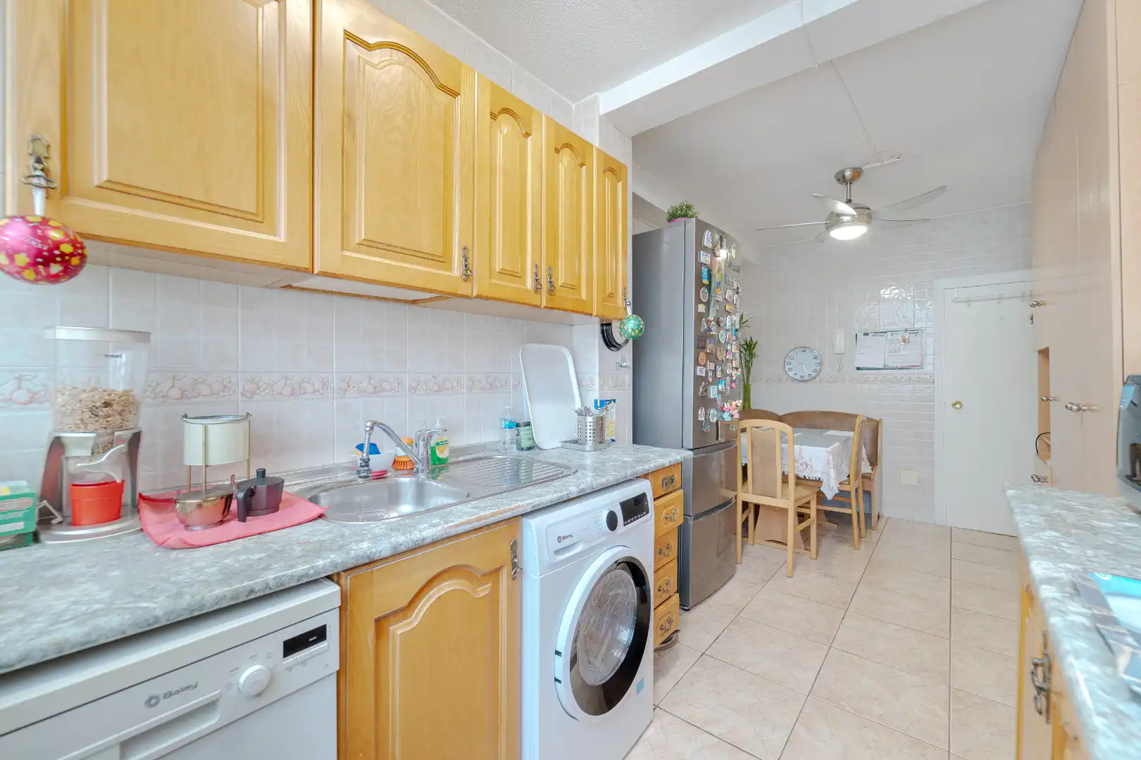 Kitchen of Flat for sale in Móstoles  with Heating, Terrace and Oven