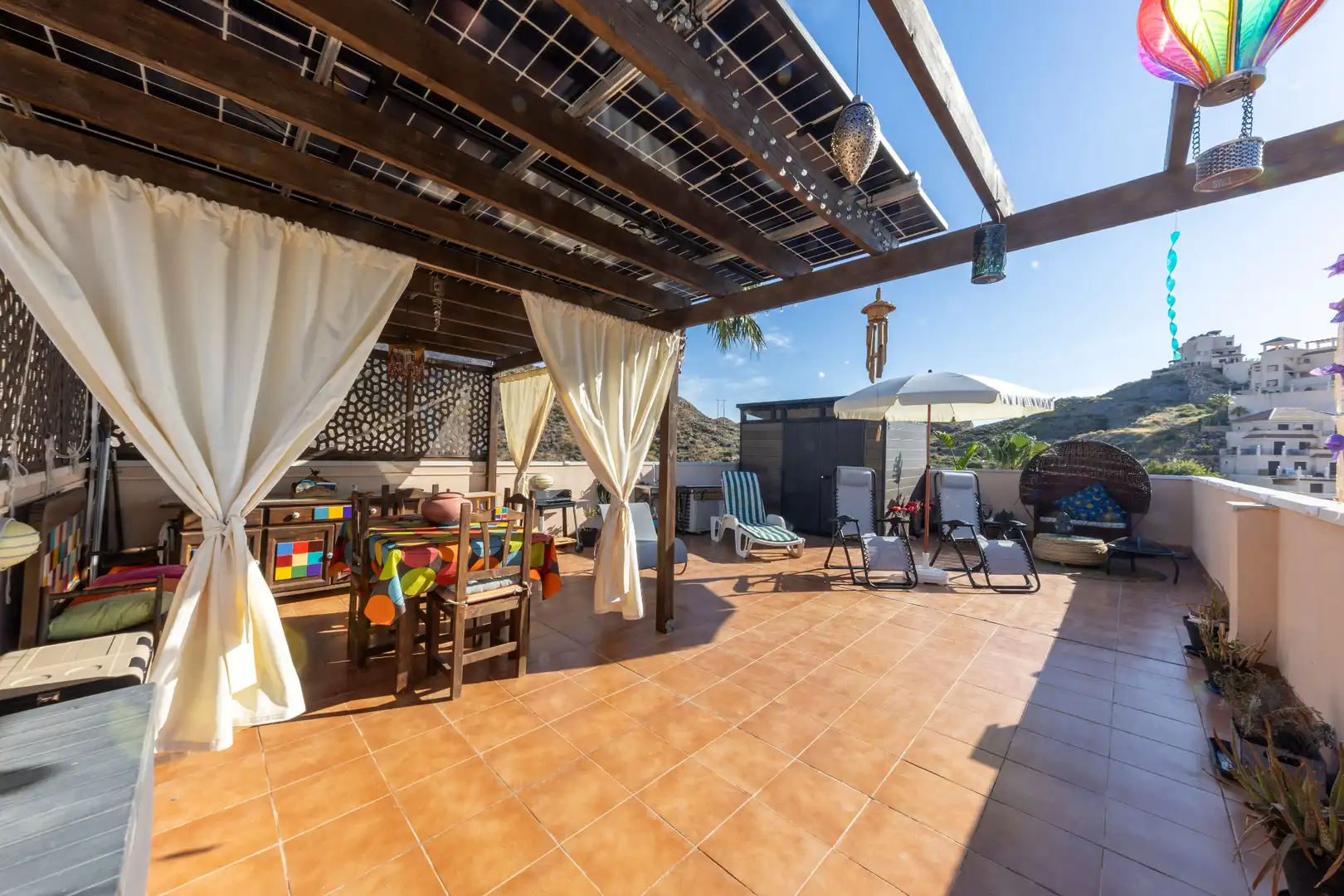 Terrasse von Wohnungen zur Miete in Águilas mit Klimaanlage, Heizung und Terrasse