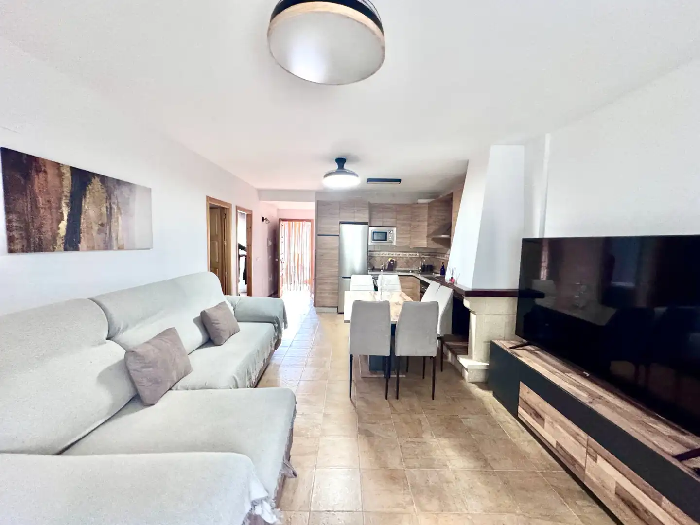 Sala de estar de Apartamento en venta en Paterna del Río con Terraza, Trastero y Amueblado