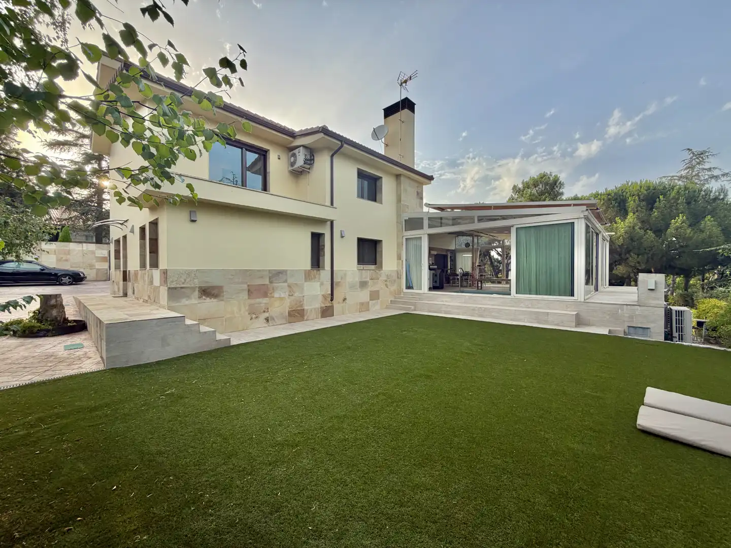 Terraza de Casa o chalet en venta en Galapagar con Aire acondicionado, Calefacción y Jardín privado