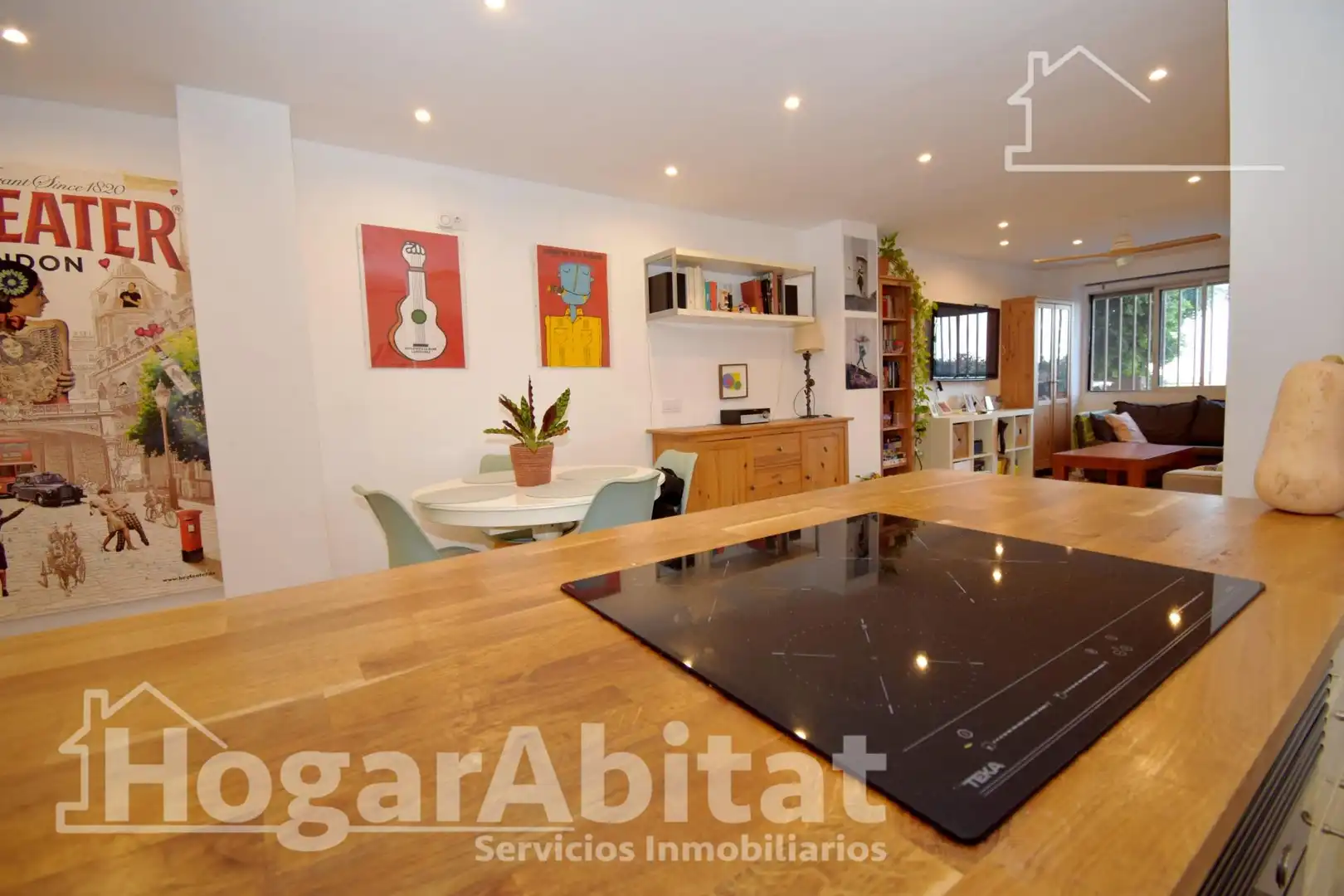 Cocina de Planta baja en venta en Burjassot con Aire acondicionado, Calefacción y Terraza