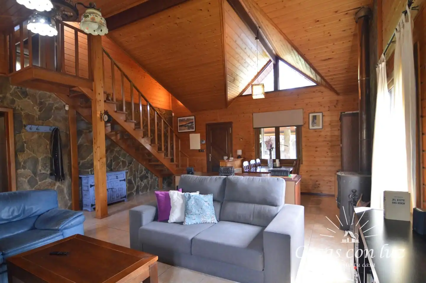 Sala de estar de Casa o chalet en venta en Zaragoza con Aire acondicionado, Calefacción y Jardín privado