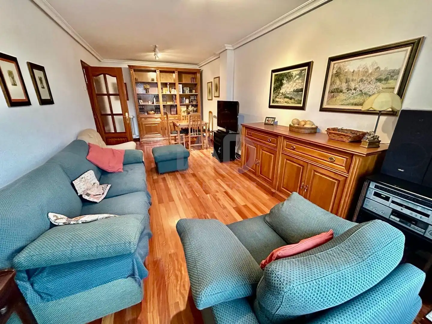 Living room of Flat for sale in La Bañeza   with Heating and Terrace