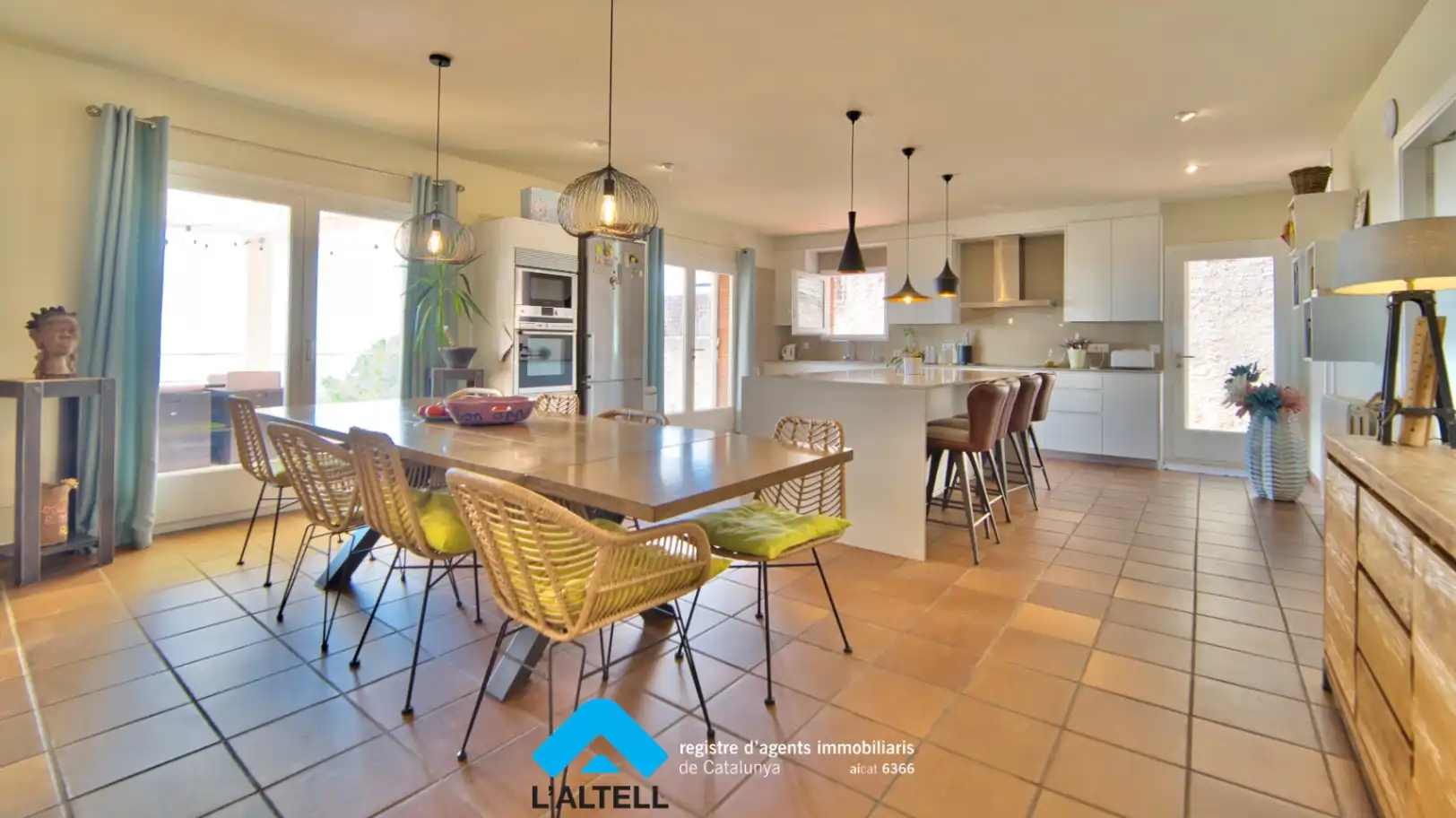 Cocina de Casa o chalet en venta en L'Ametlla del Vallès con Aire acondicionado, Calefacción y Jardín privado