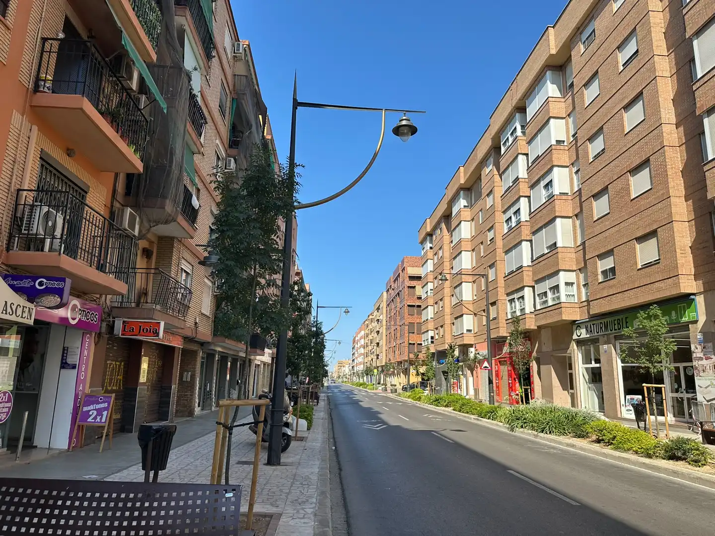 Exterior view of Flat for rent in Xirivella  with Air Conditioner, Parquet flooring and Terrace