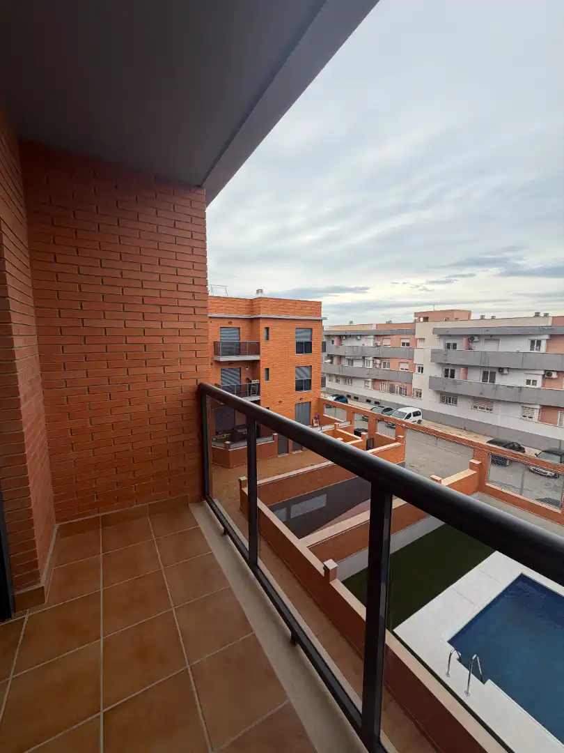 Terrasse von Wohnung zur Miete in Vícar mit Möbliert, Balkon und Gemeinschaftspool