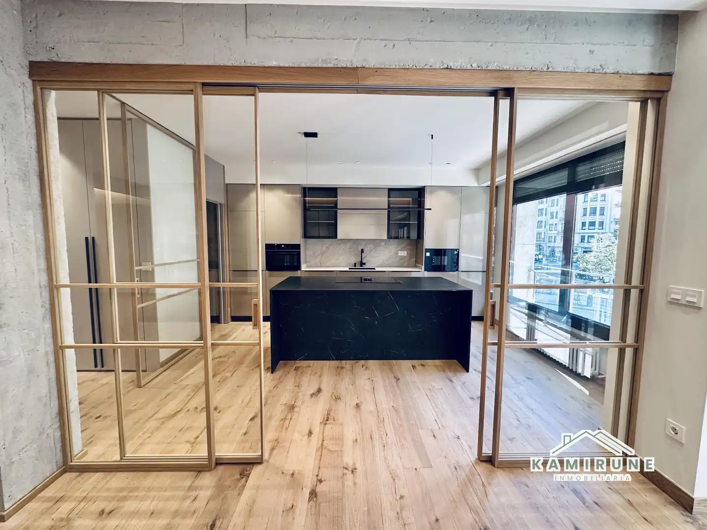 Kitchen of Flat for rent in Bilbao   with Heating, Terrace and Storage room