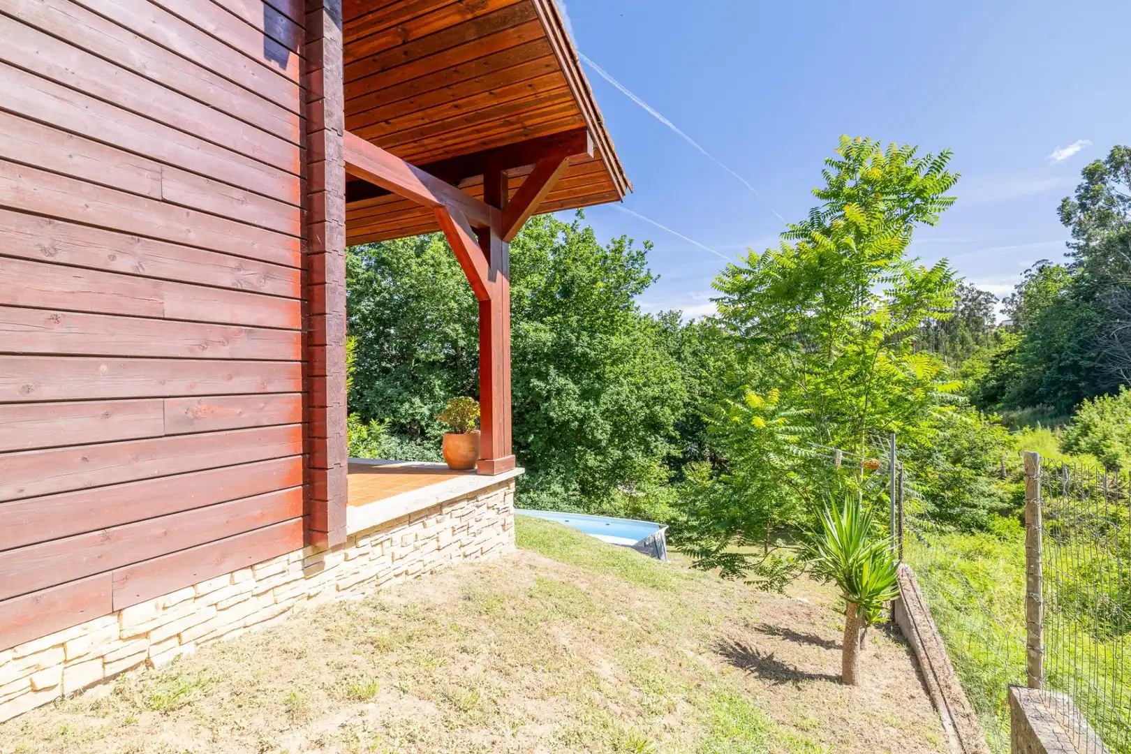 Terraza de Casa o chalet en venta en Salceda de Caselas con Calefacción, Jardín privado y Terraza