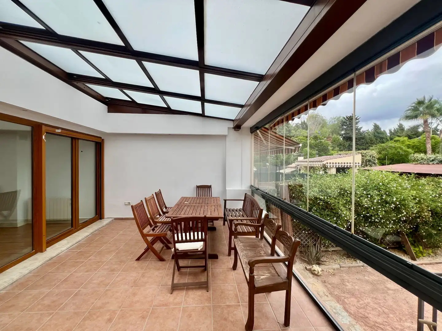 Terrace of Houses for rent in Alicante / Alacant  with Air Conditioner, Heating and Private garden