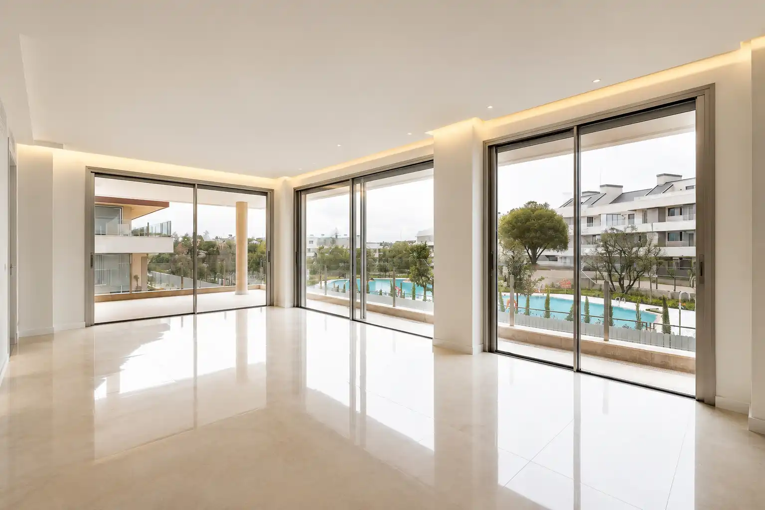 Sala d'estar de Pis en venda en Pozuelo de Alarcón amb Aire condicionat, Calefacció i Terrassa