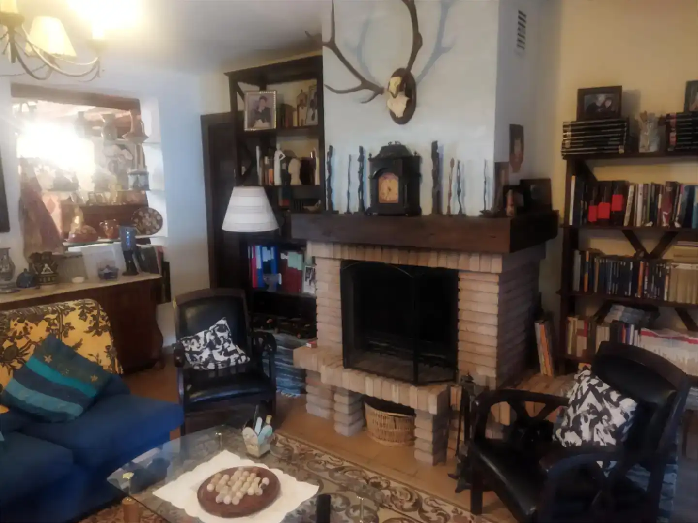Sala de estar de Casa o chalet en venta en Nombela con Aire acondicionado, Jardín privado y Amueblado