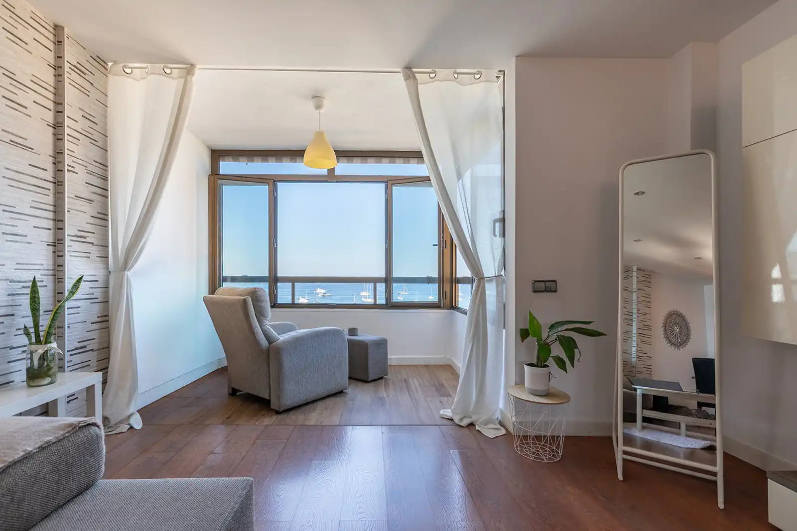 Sala d'estar de Apartament en venda en Calvià amb Aire condicionat, Moblat i Internet