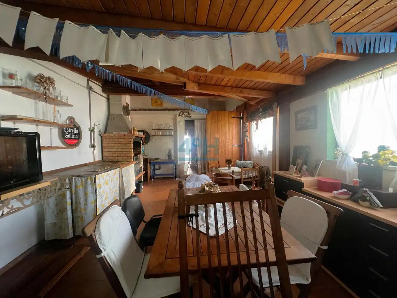 Cocina de Casa o chalet en venta en O Pereiro de Aguiar  con Calefacción, Parquet y Amueblado