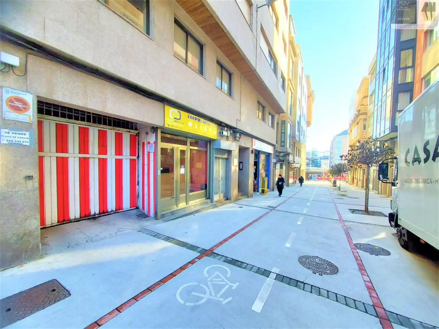 Vista exterior de Garaje en venta en Os Mallos