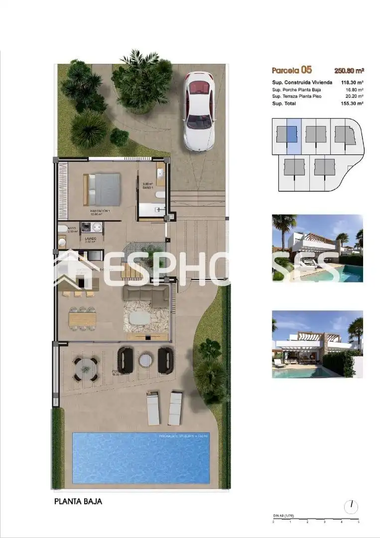 Reihenhaus mit Terrasse zum Verkauf in Monforte del Cid, imagen 16