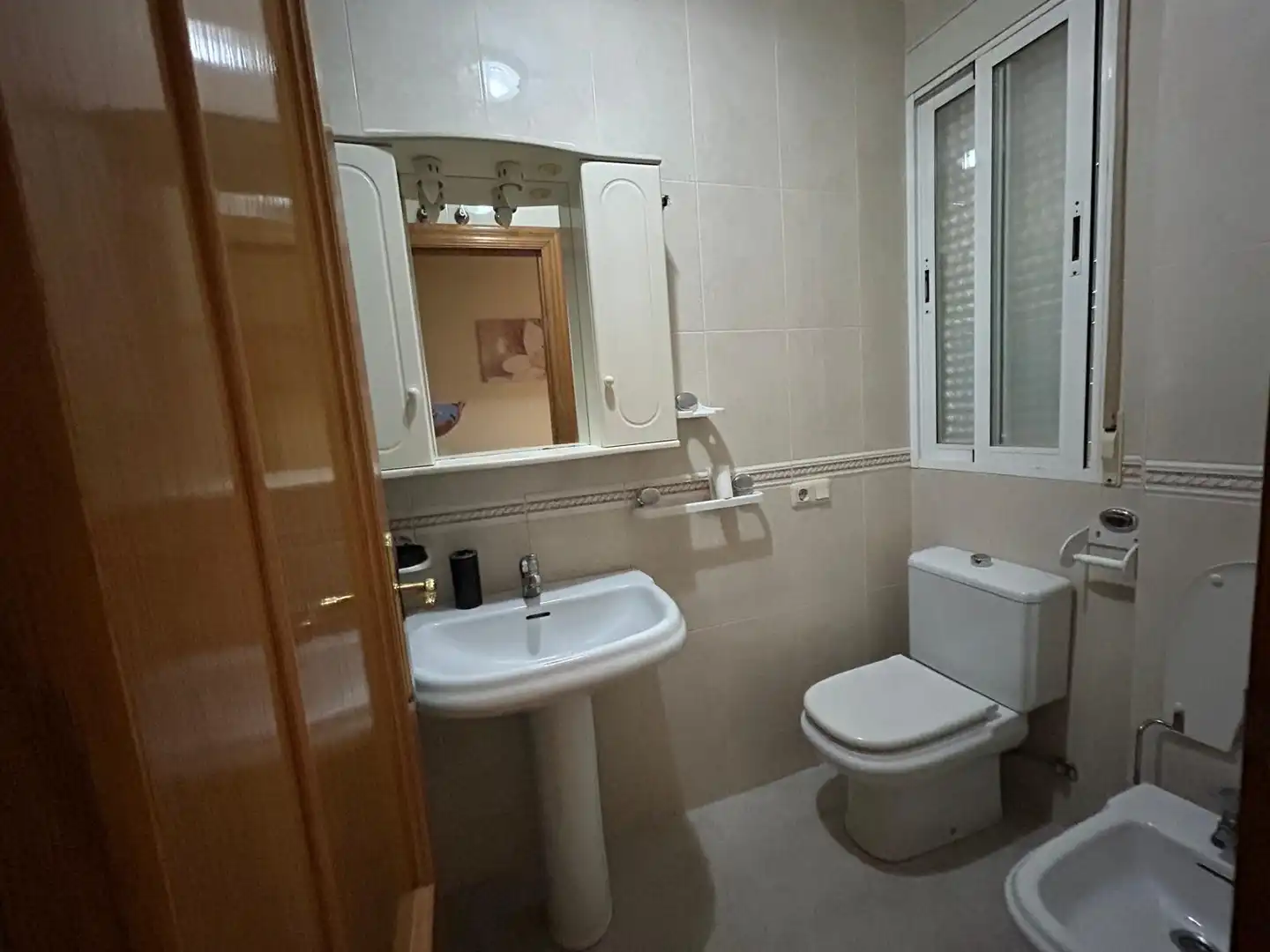 Baño de Piso de alquiler en Ciudad Real con Aire acondicionado, Calefacción y Terraza